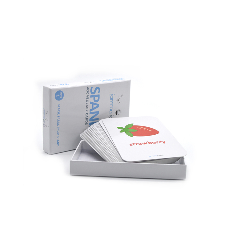 custom playing cards with cardboard box