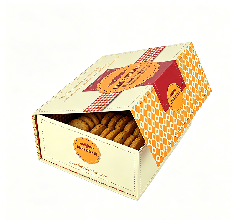 custom folding cardboard food package box